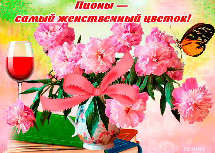 Пион - самый женственный цветок